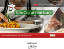 Tablet Screenshot of eurochefofpalmbeach.com